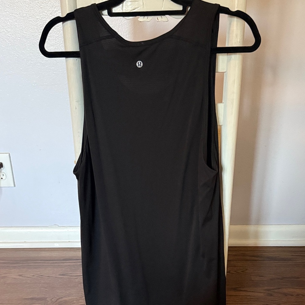 Men’s Lululemon Black Sleeveless Tank Baptiste yoga like new no tags size large